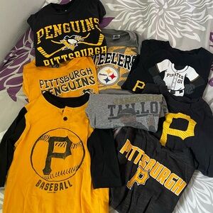 Size 4 Pittsburgh Sports Tees